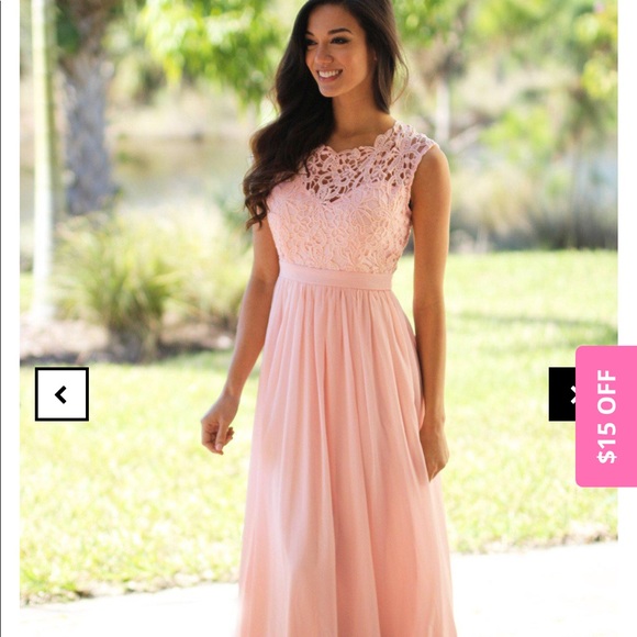saved by the dress Dresses & Skirts - Blush dress